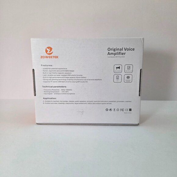 NWT -- Zoweetek Original Voice Amplifier (Model ZW-Z258) Portable PA System - Picture 3 of 14